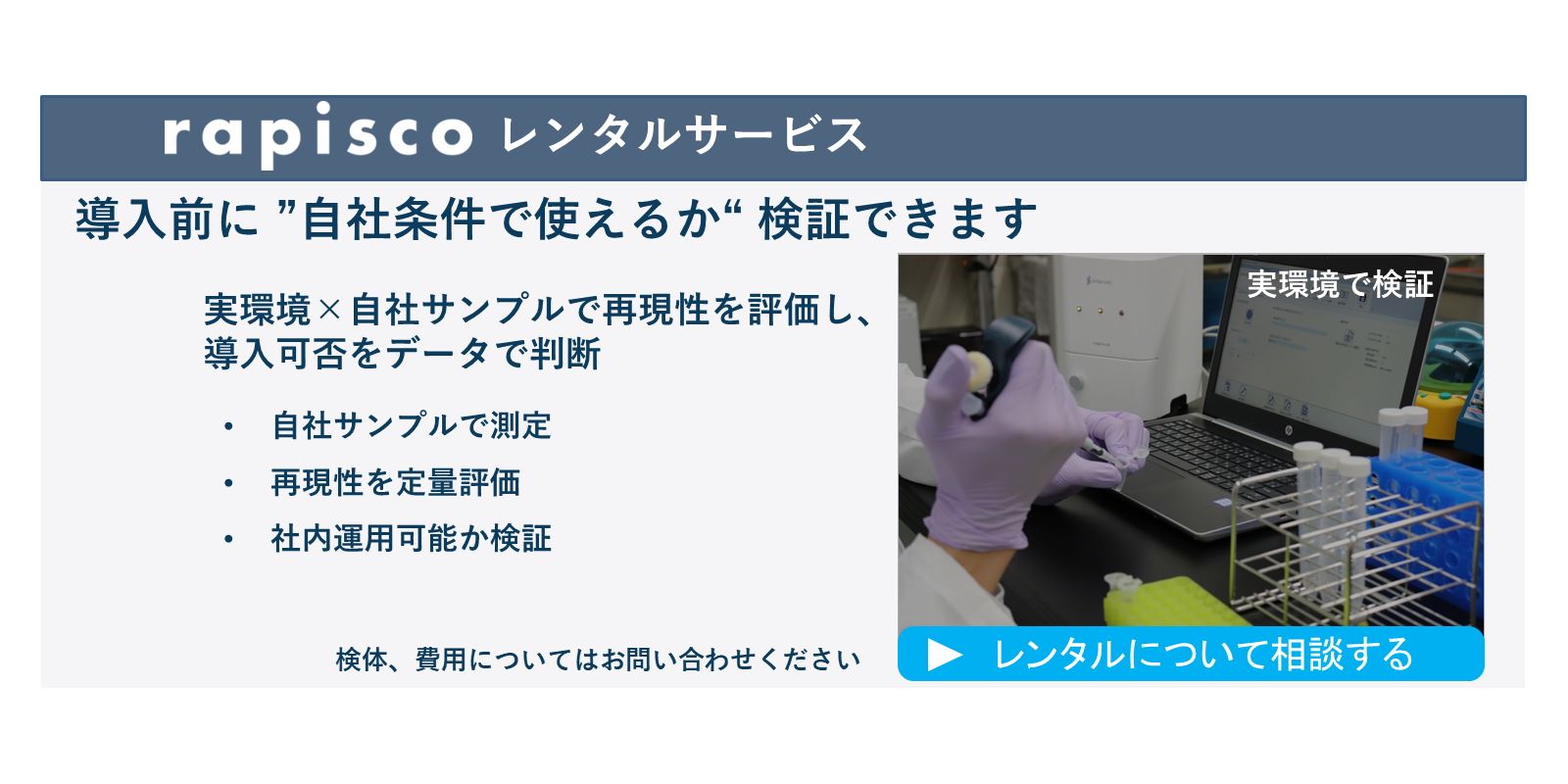 rapisco短期レンタル